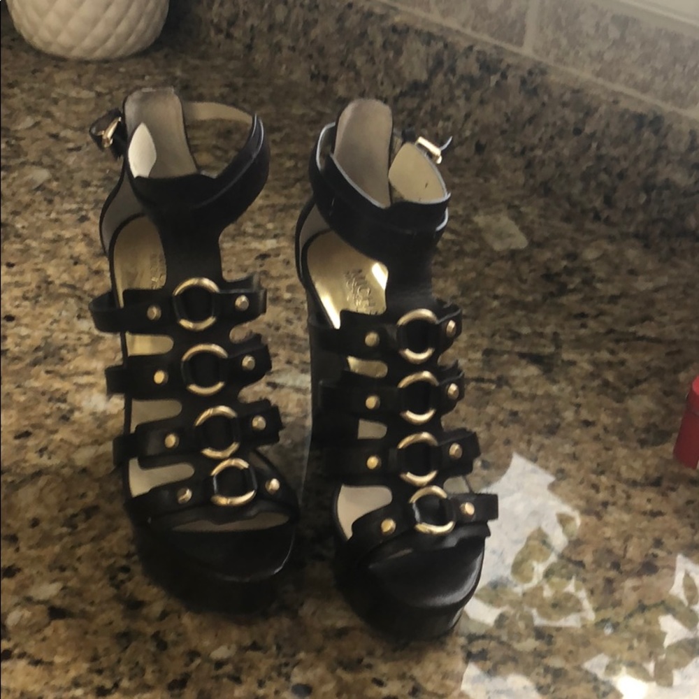Gorgeous!!!!! Michael Kors wedge sandals.